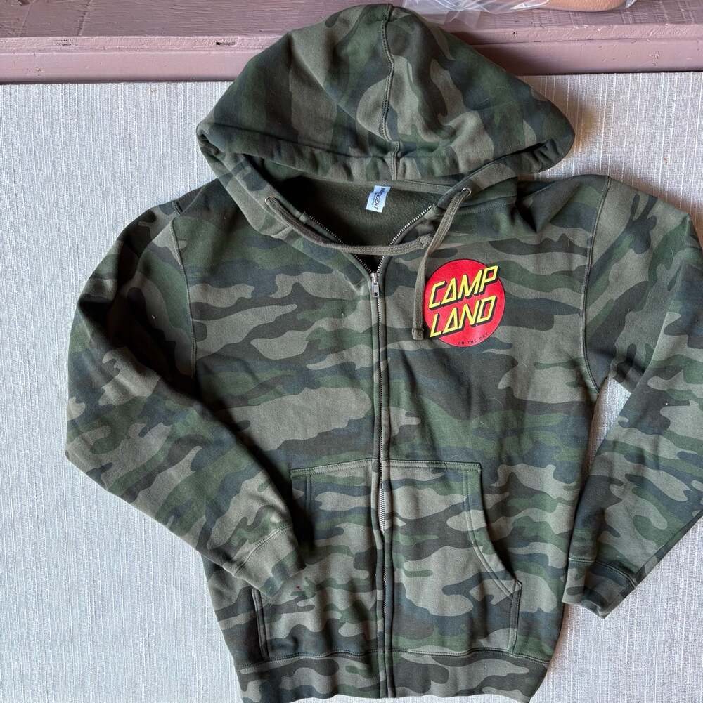 Santa Cruz Camo Zip-Up Hoodie